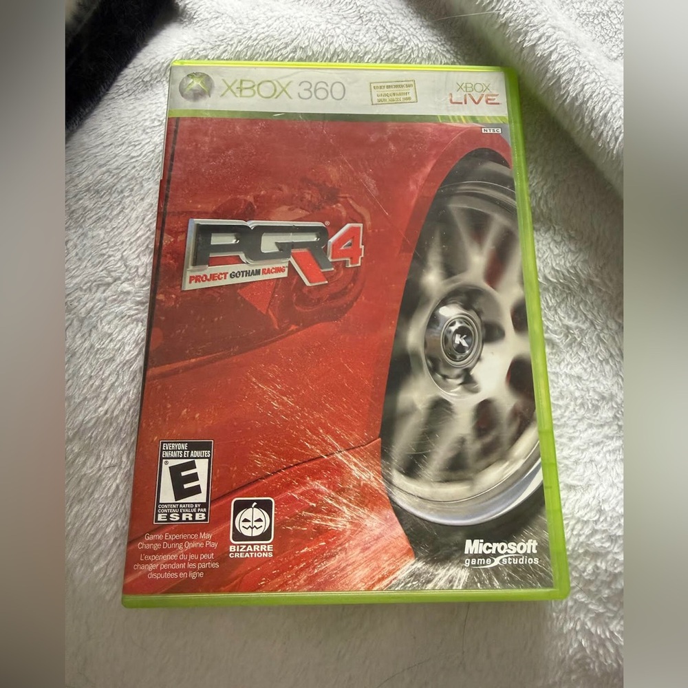 Microsoft Xbox 360 Game - Red & Silver Cover Art